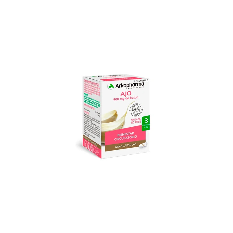Arkopharma Arkocapsules Garlic 84 Capsules