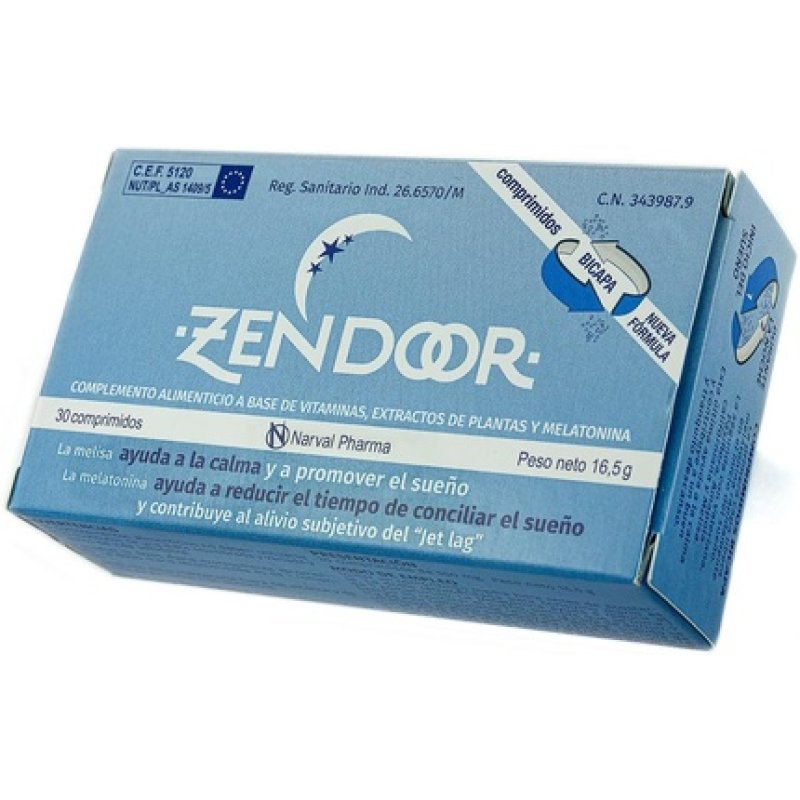 Zendoor 30 Bi-Layer Tablets - Helps Calm and Reduce Sleep Time