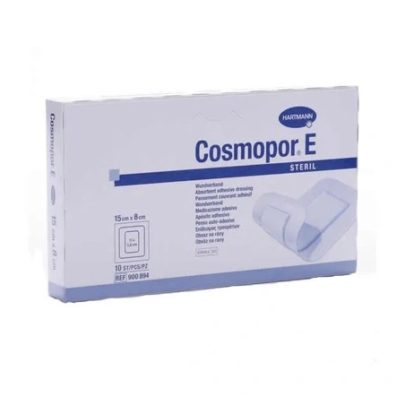 Hartmann Hartmann Cosmopor E Sterile Absorbent Adhesive Dressing 15x8cm 10 Units