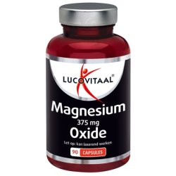 Lucovitaal Magnesium Oxide 375 Mg Essential Mineral Supplement