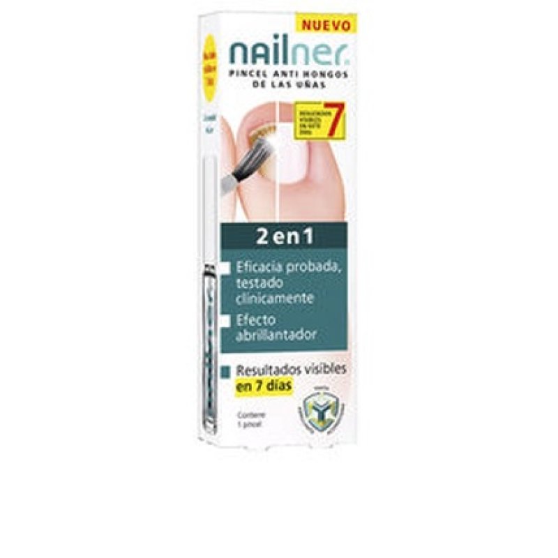Nailner Nailner Brush 2 In 1 Anti-Fungal Nail Brush - 5 Ml