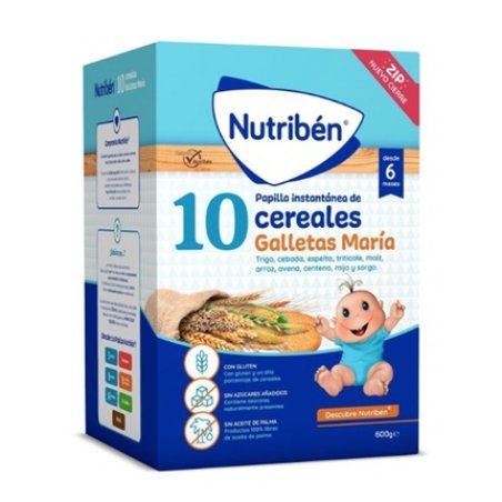 Nutriben Nutriben 10 Cereals With Maria Biscuits 600 G