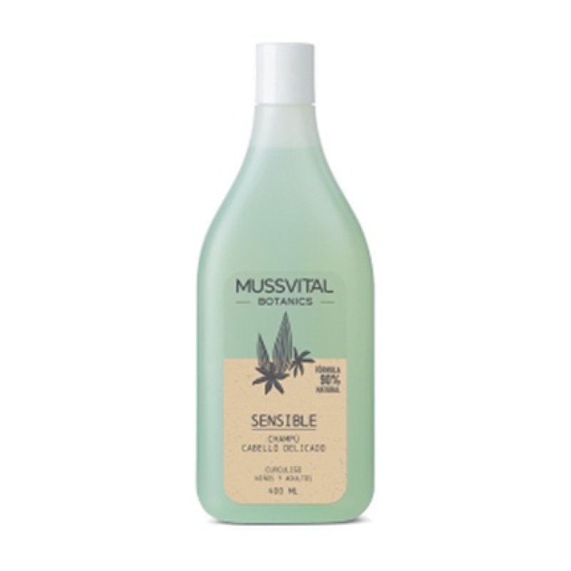 Mussvital Mussvital Botanics Sensitive Shampoo Delicate Hair 400 Ml