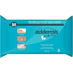 Indas Addermis Biactiv Impregnated Mittens 40 Units - Pack of 40