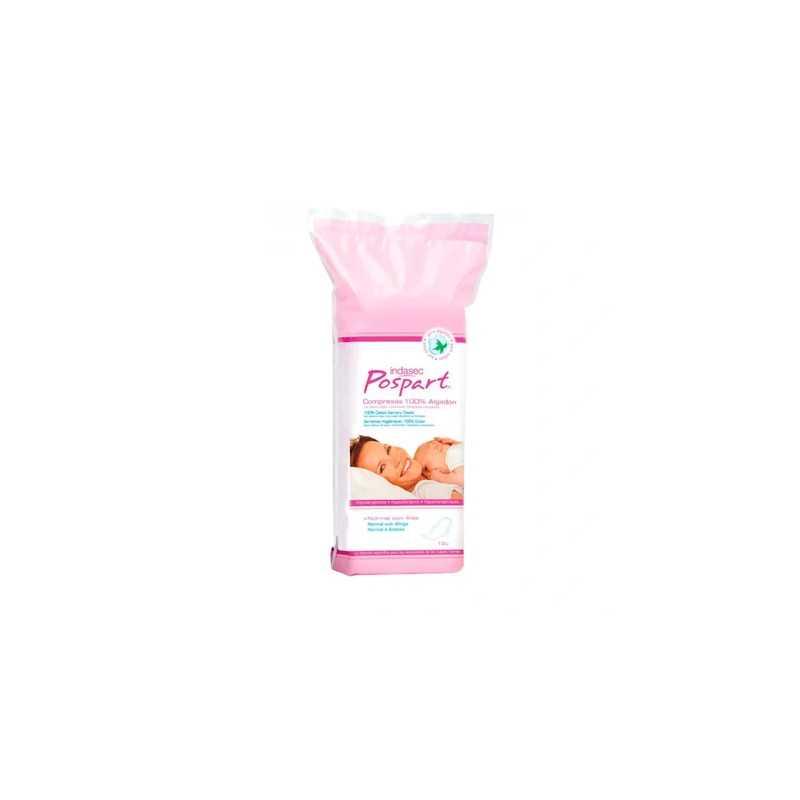 Indasec Indasec Postpartum Feminine Hygiene Pads With Wings
