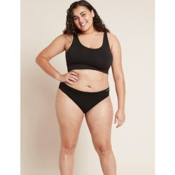 Boody Women's Classic Bikini Slip Menstruation - Normal/Heavy Black /S
