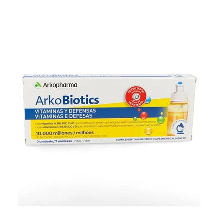 Arkopharma Arkobiotics Vitamins And Defences For Adults 7 Doses