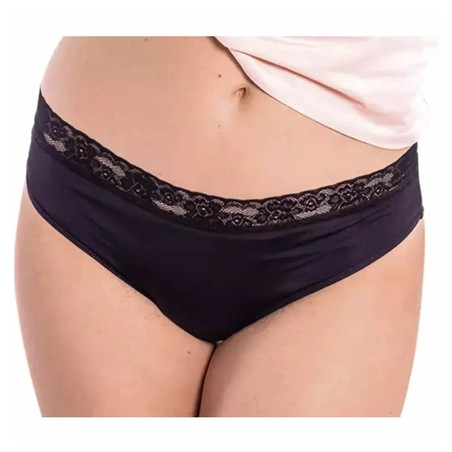 Enna Enna Menstrual Panty Classic Black Moderate Flow Available In Sizes T Tl And Xxl
