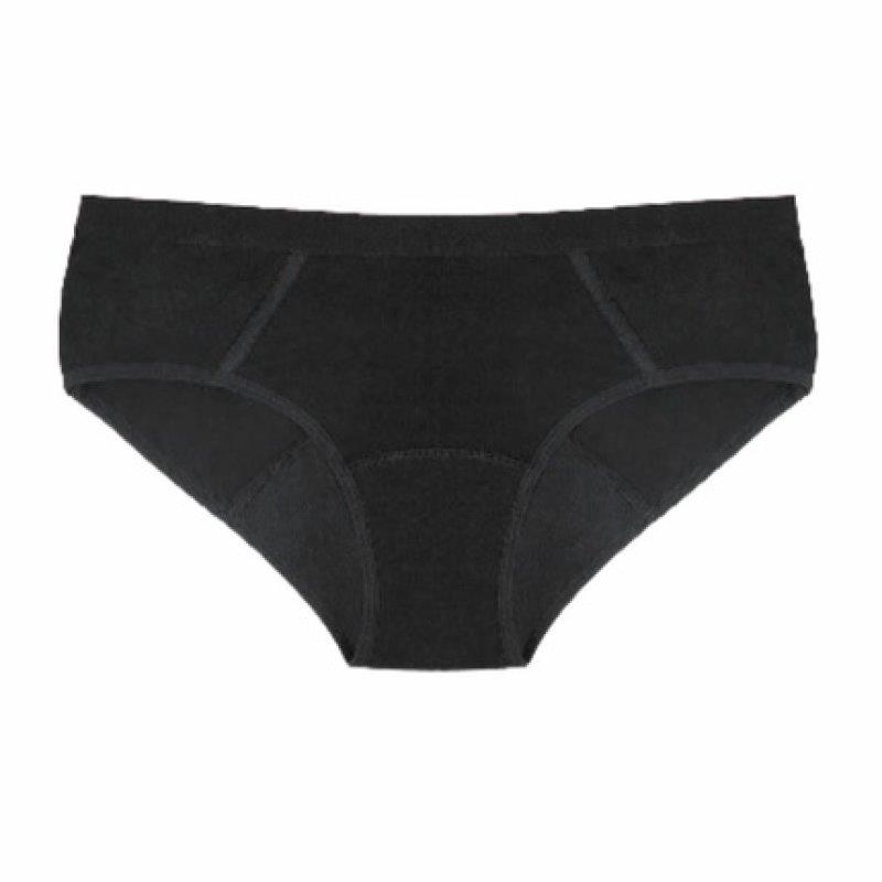 Enna Menstrual Panty Sporty Moderate Flow Black T152