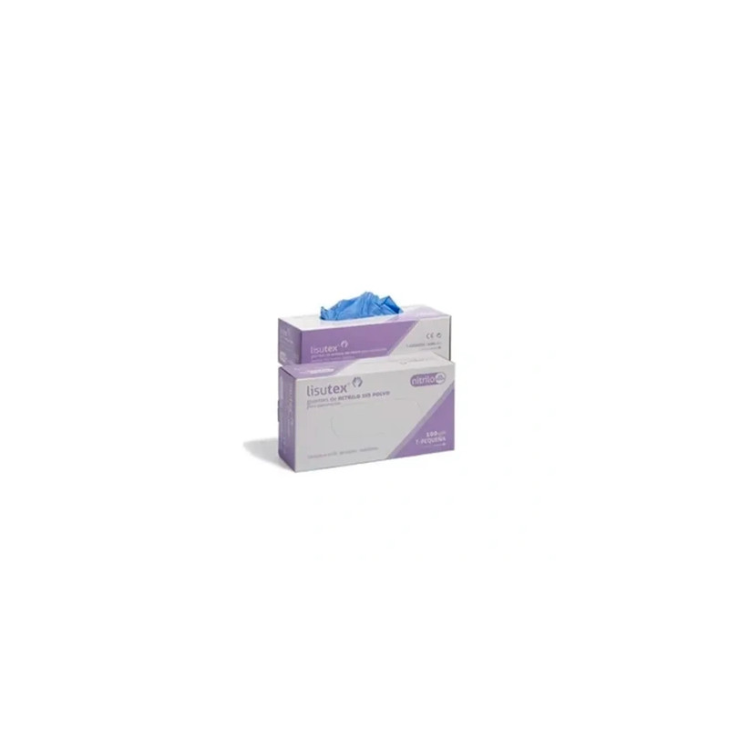 Lisutex Nitrile Gloves Size Small Powder Free 100 Units