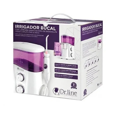 Dr Line Oral Irrigator With Sanitizing Lamp For Nozzles