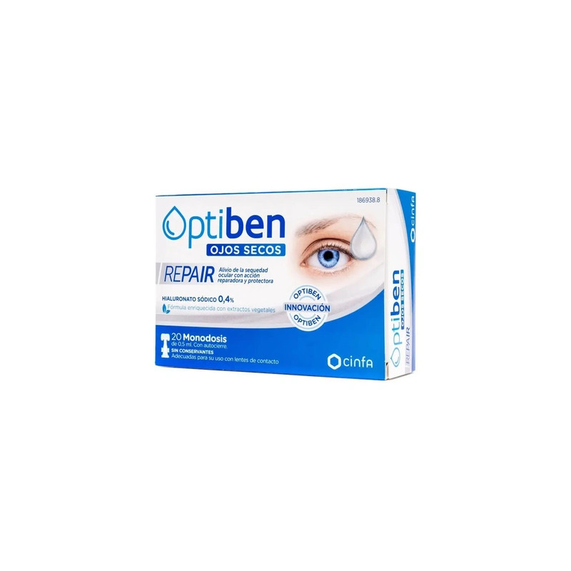 Optiben Optiben Dry Eyes Repair 20 Single Doses