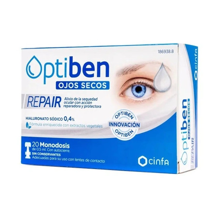 Optiben Optiben Dry Eyes Repair 20 Single Doses