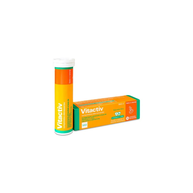 Teva Pharma Teva Vitactiv 15 Effervescent Tablets 60g