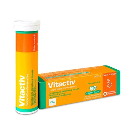 Teva Pharma Teva Vitactiv 15 Effervescent Tablets 60g