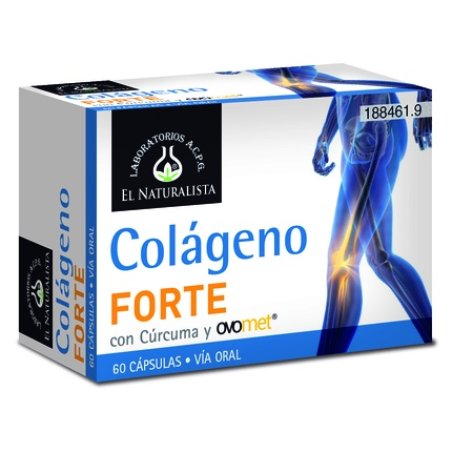 El Natural El Natural Collagen Forte With Turmeric And Ovomet 60 Capsules