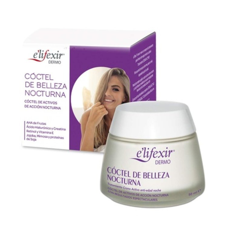 E'Lifexir Night Beauty Cocktail Moisturizing and Anti-Aging Cream 50ml