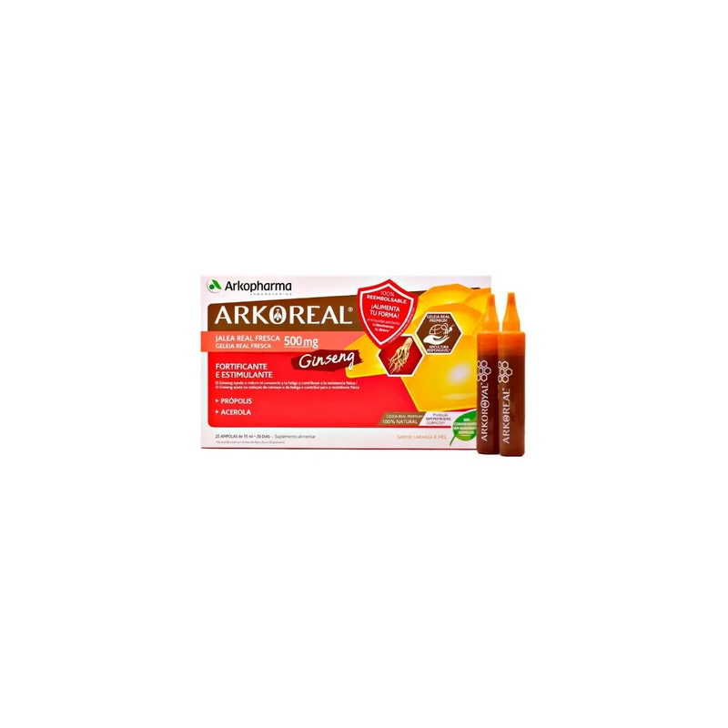 Arkopharma Arkoreal Royal Jelly Ginseng - 20 Units