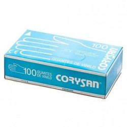 Corysan Vinyl Gloves Medium Size 100 Units