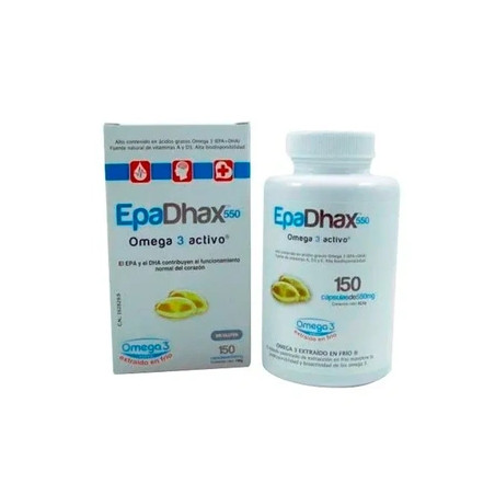 Epadhax Epadhax Omega 3 Active 550mg 150 Capsules