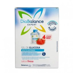 Diabalance Diabalance Expert Glucose Gel Sustained Effect Strawberry 4 Sachets