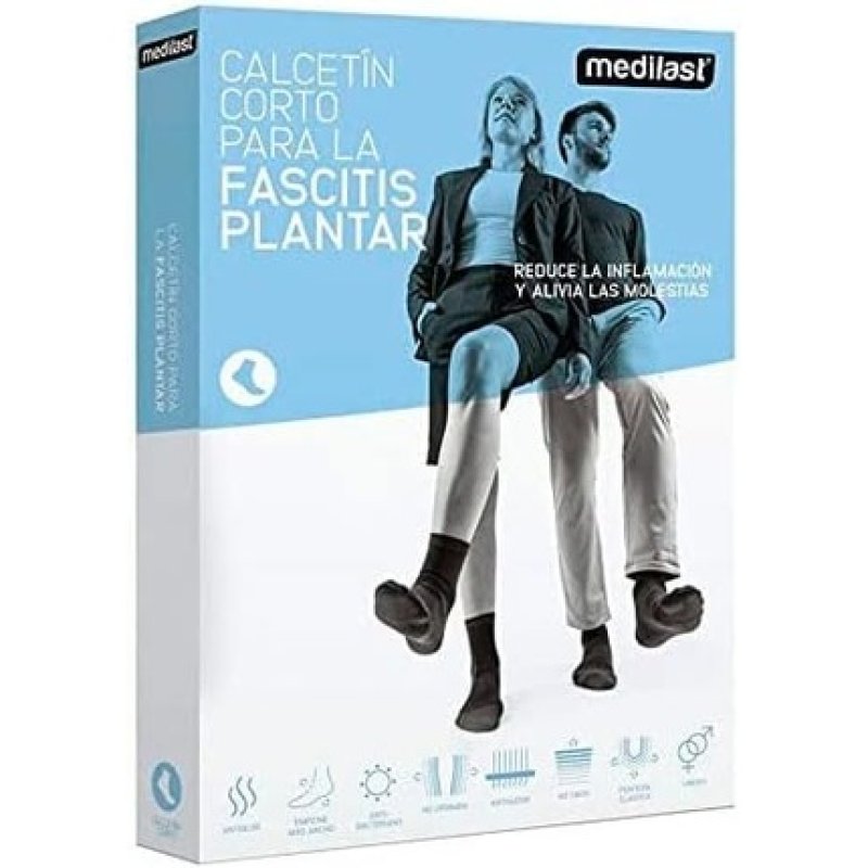 Medialast Short Sock for Plantar Fasciitis One Size