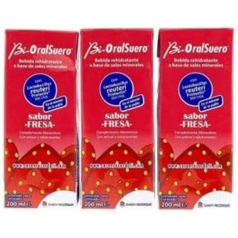 Trioralsuero Strawberry 3 Brik 200ml - Pack of 3