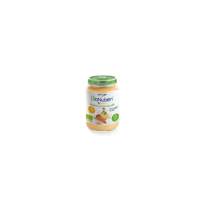 Bionubn Bionuben Ecopur Jar Vegetables And Rice With Chicken 6 Months 250 Grams