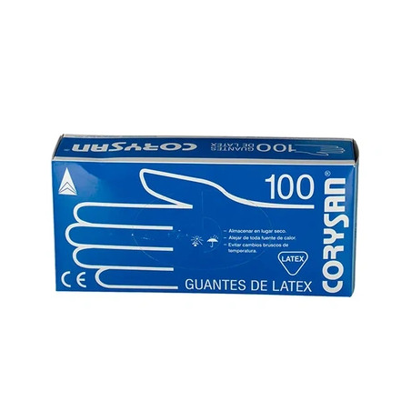 Corysan Corysan Latex Gloves Large Size 100 Units