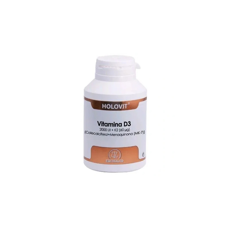 Equisalud Holovit Vitamin D3 2000 Iu K2 60 G 180 Capsules