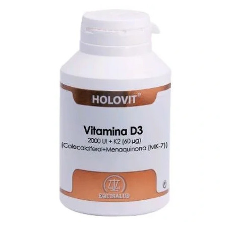 Equisalud Holovit Vitamin D3 2000 Iu K2 60 G 180 Capsules