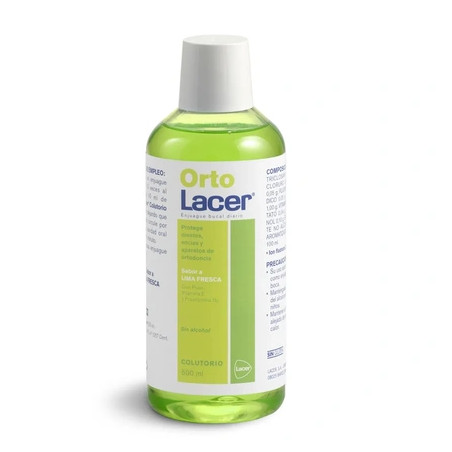Lacer Ortholacer Mouthwash Lime Flavour 500ml