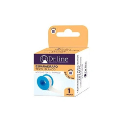 Dr Line Dr Line White Textile Tape 5x25cm X12