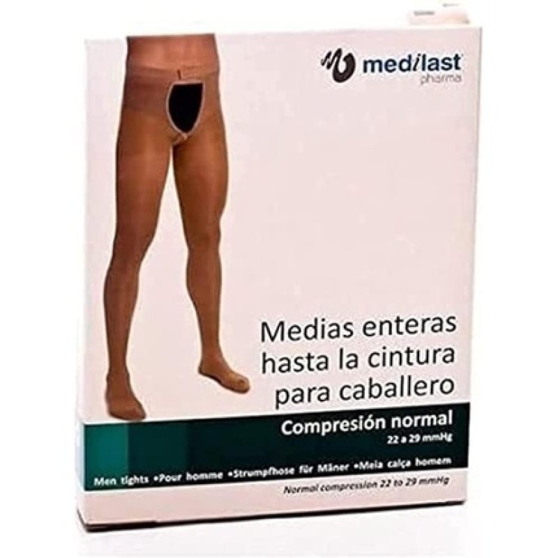 Medialast Women's Panty Caballero Compression Normal L Tights Black Large