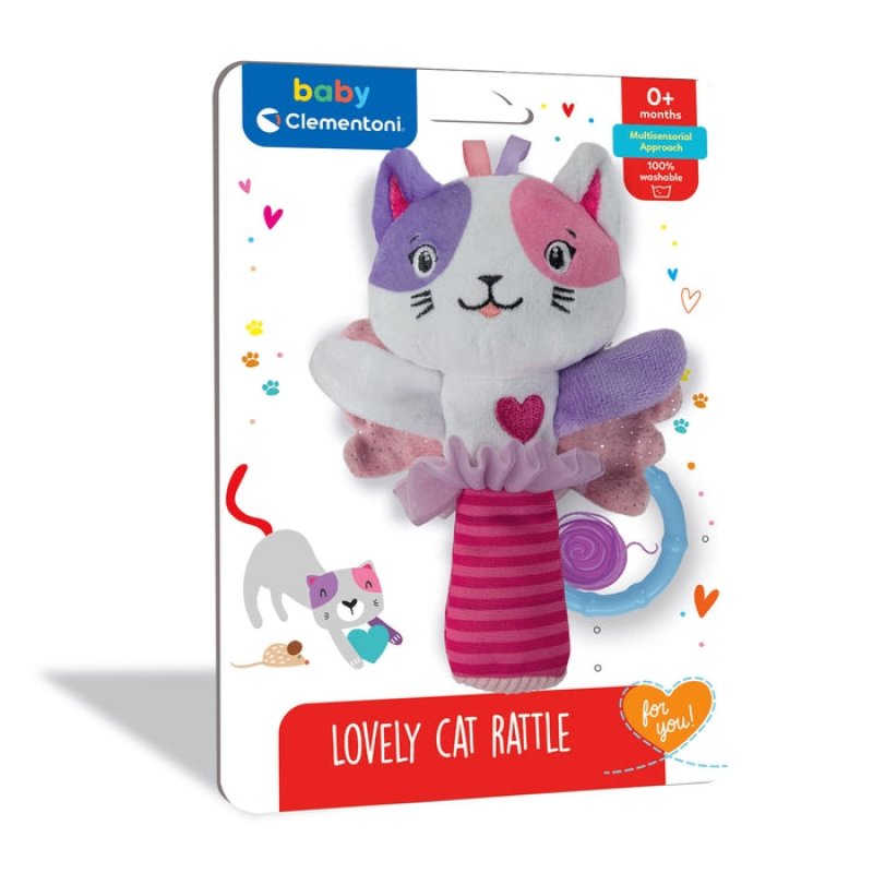 Baby Hochet Chat - Lovely Cat Rattle