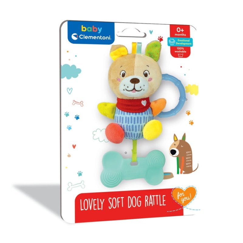 Baby Hochet Chien - Lovely Soft Dog Rattle