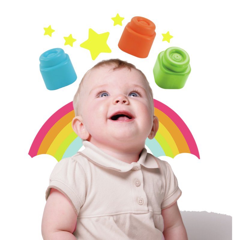 Clementoni Clemmy Sac souple 20 cubes