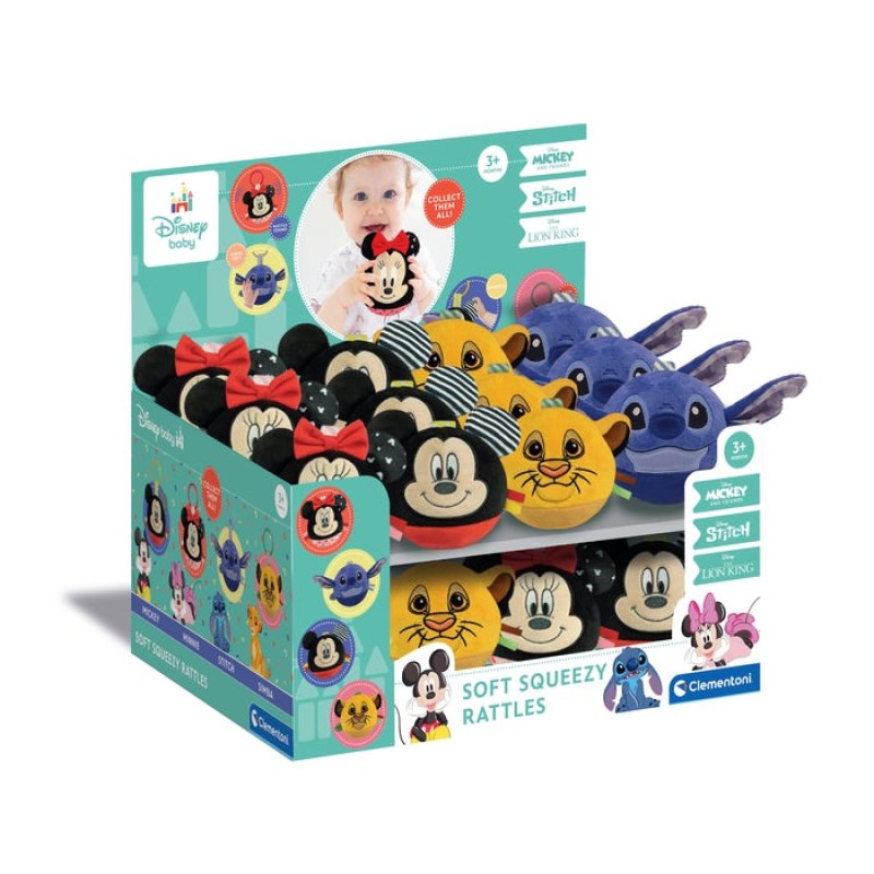 Disney Gentle Animal Friends assorted rattle