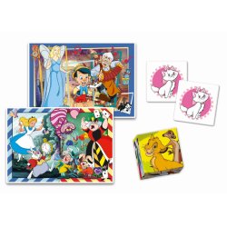 Clementoni Edukit 4 in 1 - Disney Classics Jigsaw puzzle Cartoons