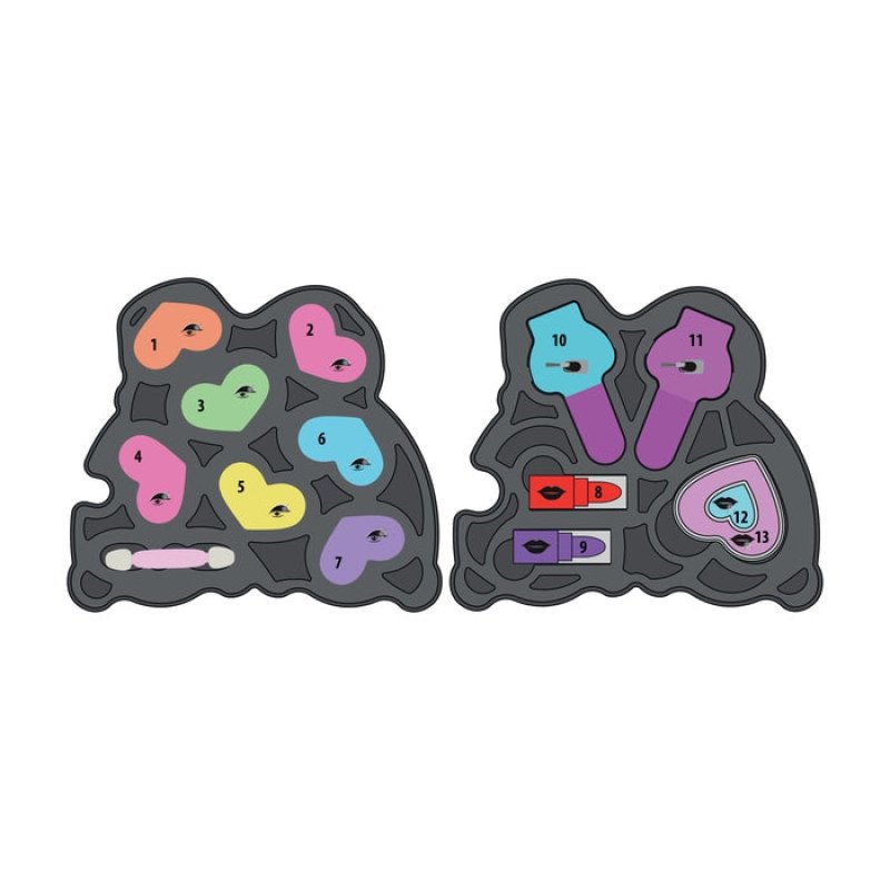 Clementoni Crazy Chic Palette de maquillage - Arc-en-ciel