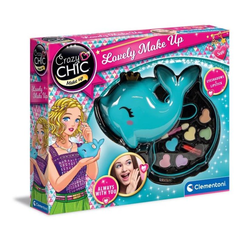 Clementoni Crazy Chic Palette de maquillage Dauphin - Lovely make up