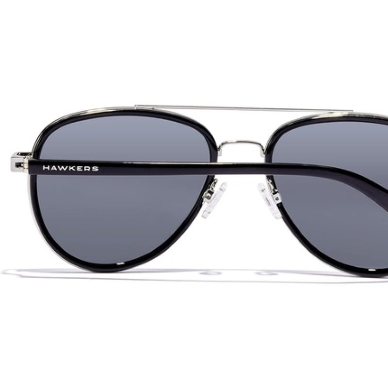 Hawkers Eagle Polarized Sunglasses Men and Women 100% UV400 Protection Grey Black