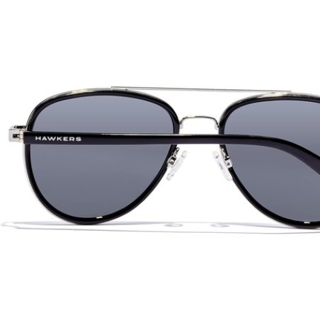 Hawkers Eagle Polarized Sunglasses Men and Women 100% UV400 Protection Grey Black
