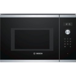 Bosch Serie 6 BFL554MS0 microwave Built-in Solo microwave 25 L 900 W Black, Stainless steel