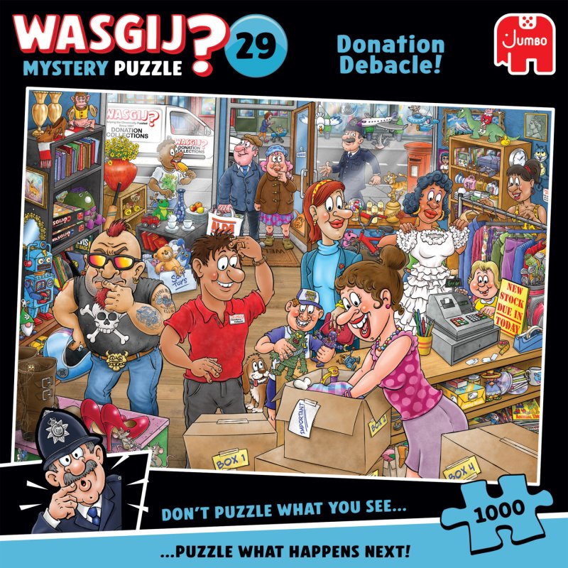 Wasgij - Mystery 29-Donation Debacle! (1000 pieces) (1110100513)
