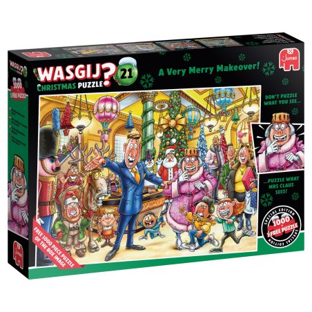 Wasgij - Christmas 21 - A Very Merry Makeover (2x1000 Pieces) (1110100510)
