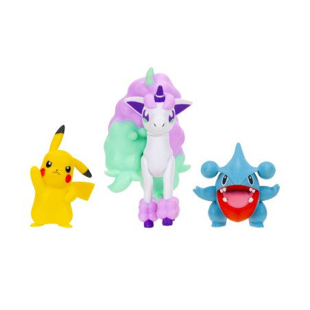 Pokémon - Battle Figure 3 pack - Pikachu, Gible & Ponyta (PKW4097)