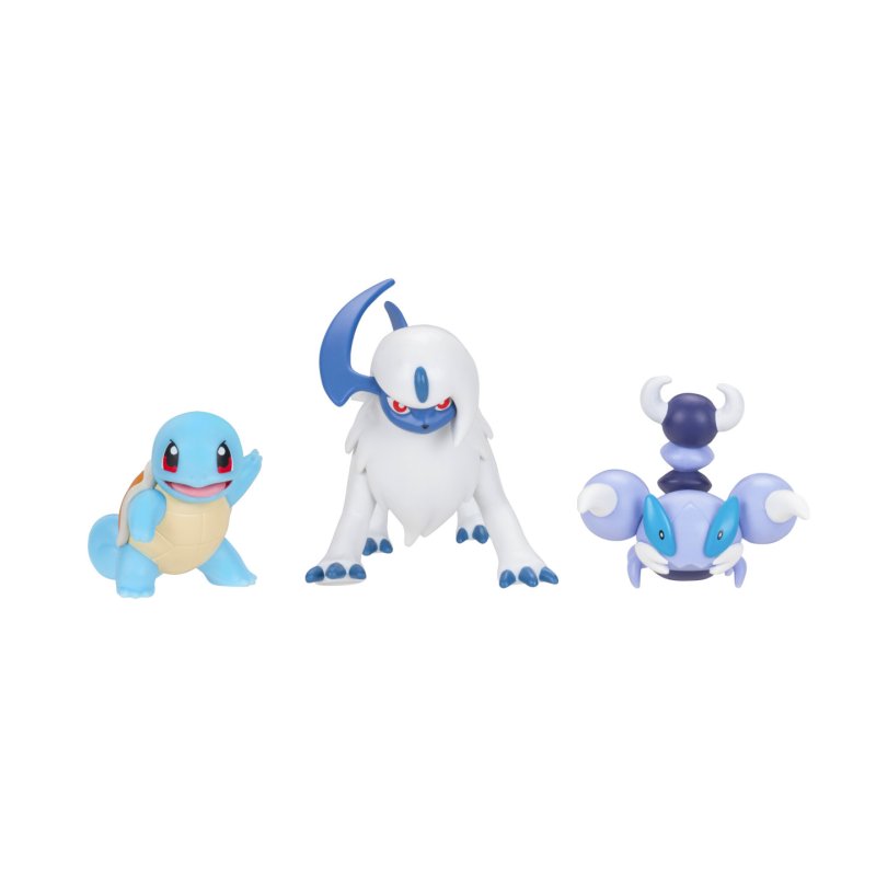 Pokémon - Battle Figure 3 pack - Squirtle, Absol & Skorupi (PKW4096)