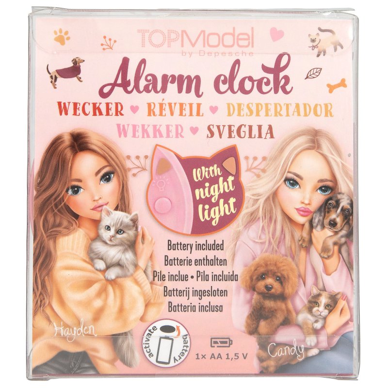 TOPModel FUR EVER FRIENDS Réveil à quartz Rose