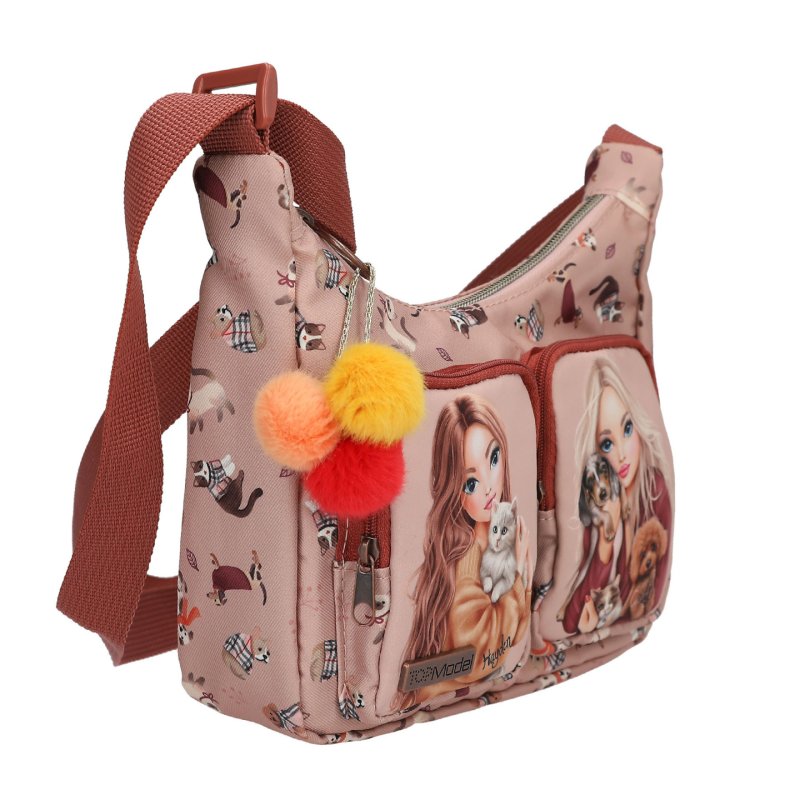 TOPModel - Shoulder Bag FUR EVER FRIENDS - Powdery Pink and Copper